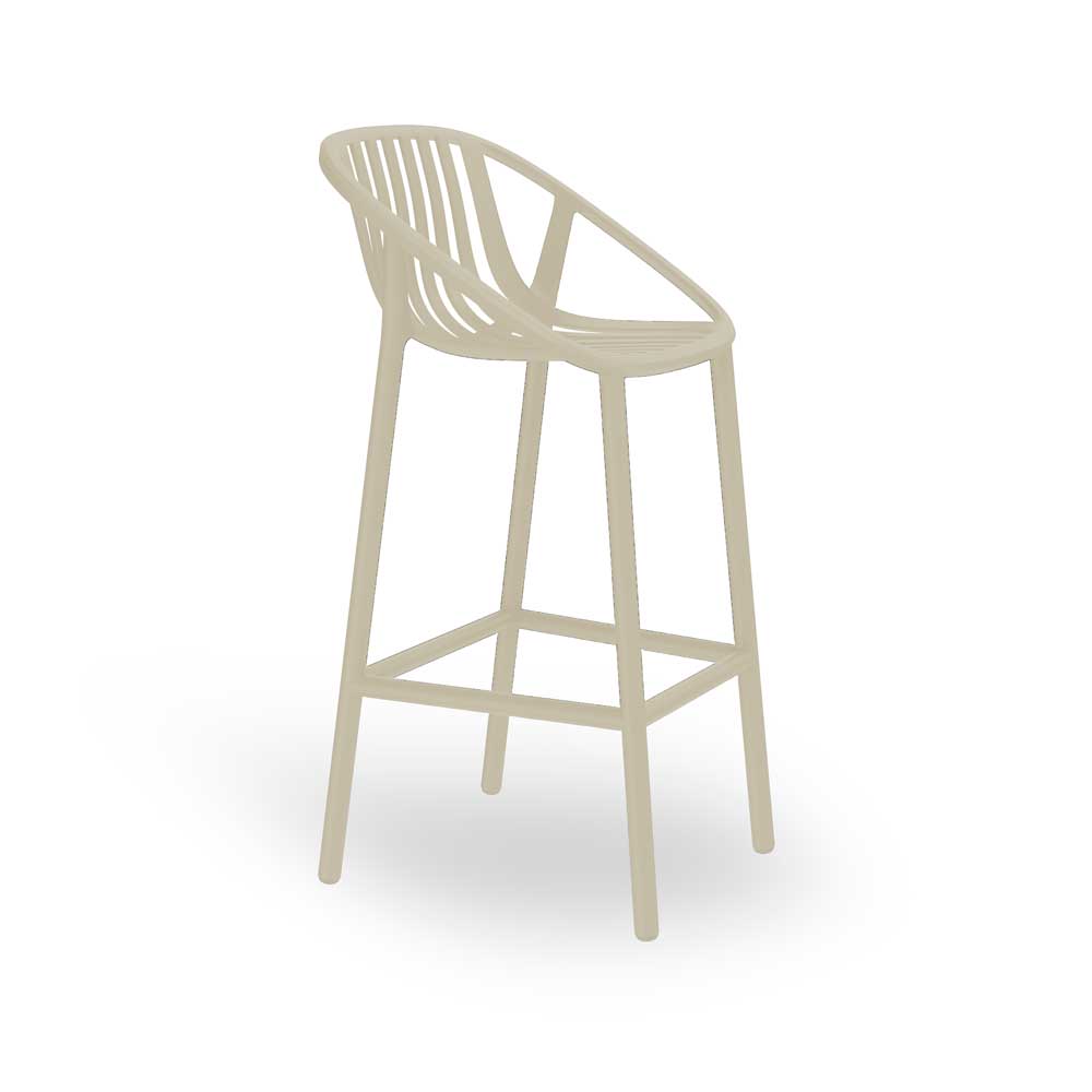 Taburete Bini H76 Marfil